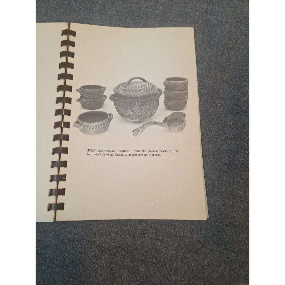 Clay Pot Cooking Vintage Spiral Cookbook Shirley‎ Gobble Winston-Salem NC